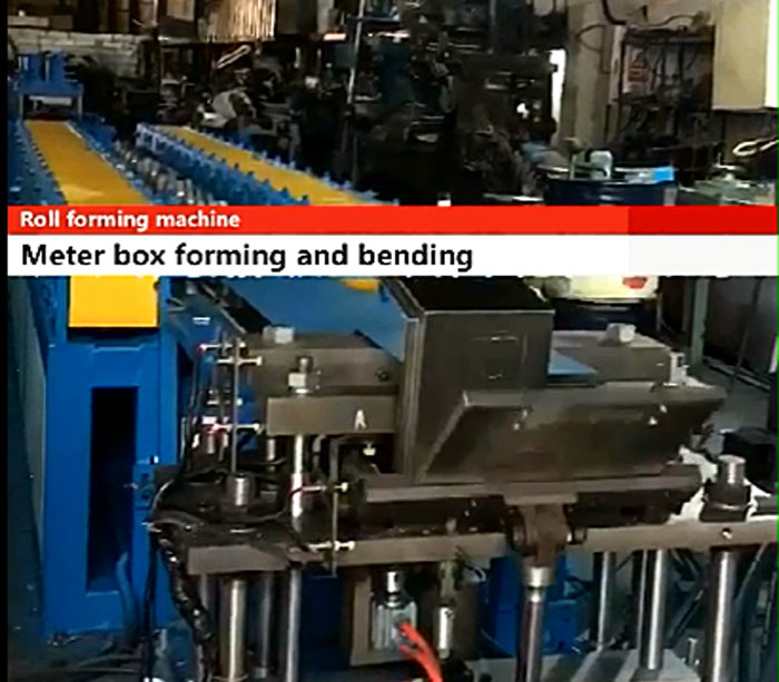 Meter box forming machine