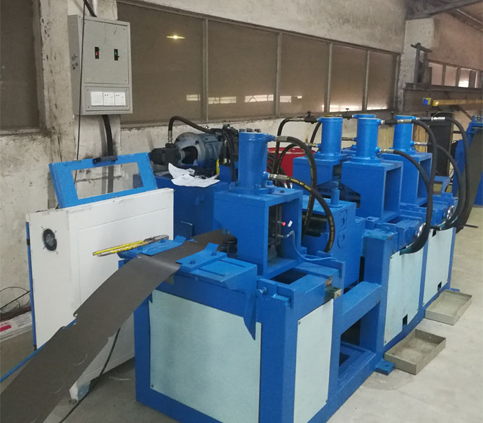 Electric meter box roll forming machine