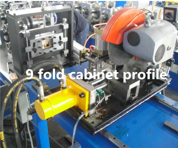 Electrical Cabinet 9 Fold Profiles Roll Forming Machine