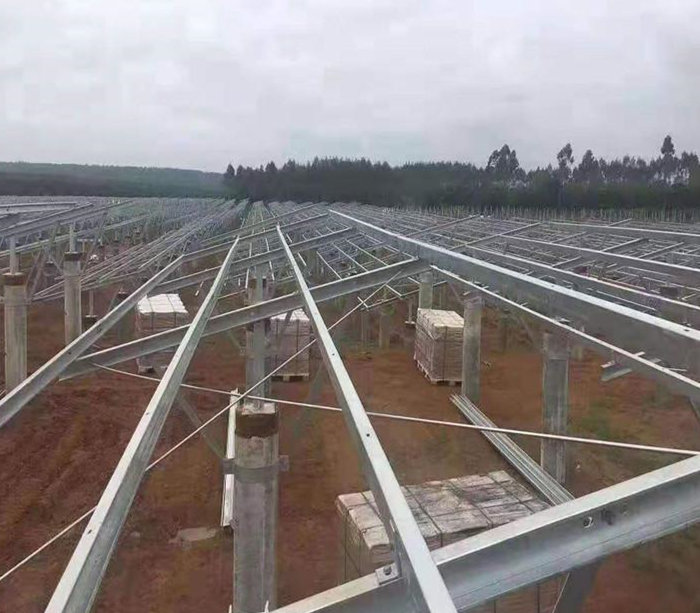 Ground Solar System PV Rack Channel Roll Forming Machine