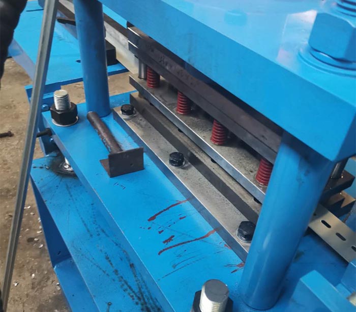 Slotted Din Rail Channel Roll Forming Machine For Sale