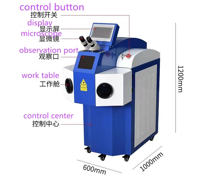 Gold and Silver Jewelry Laser Welding Machine