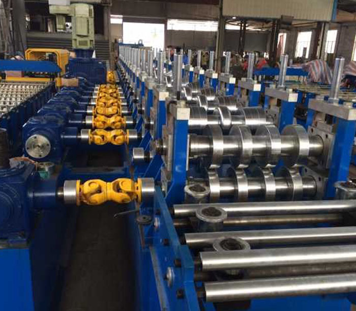 Cable tray roll forming machine