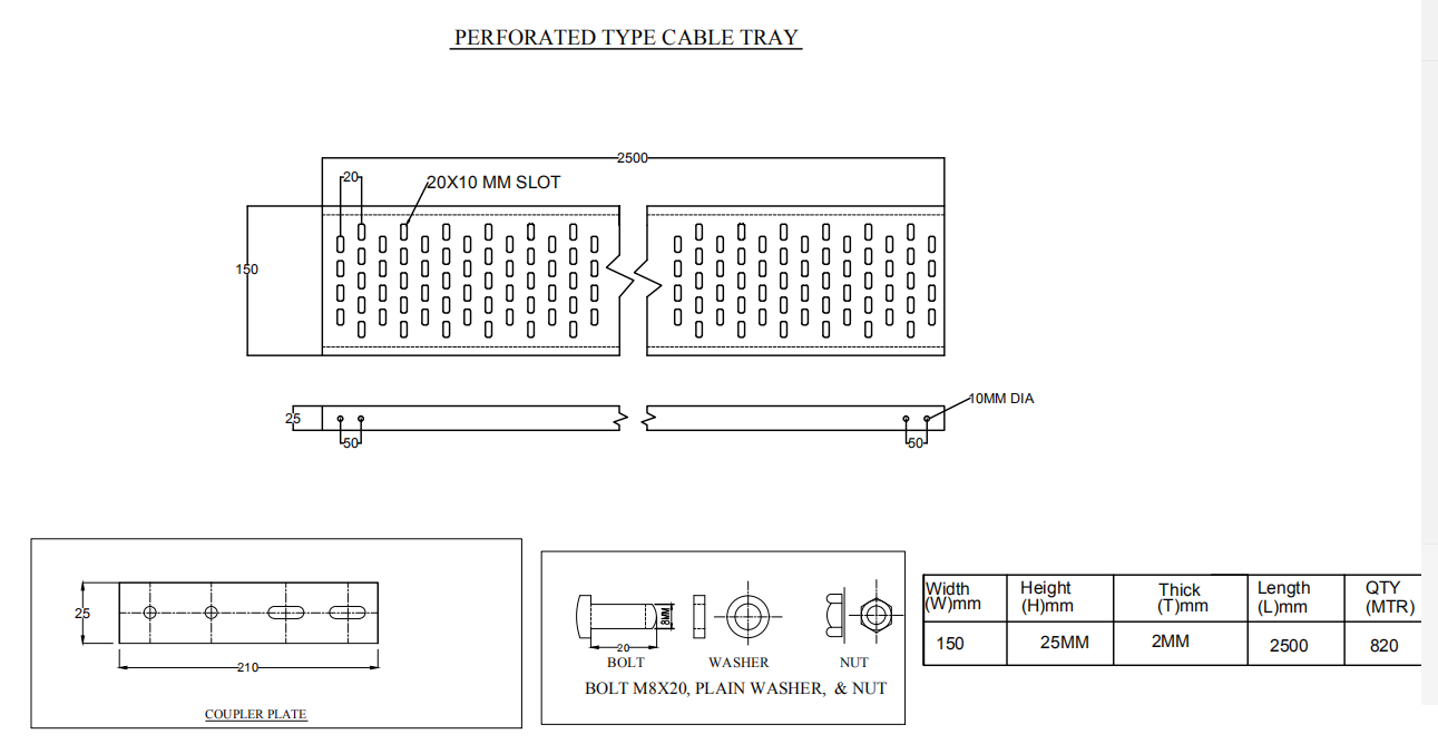 Cable Tray Machine