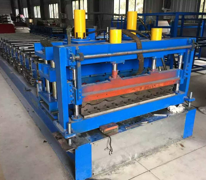 Galvanized Steel Roofing Panel Cold Roll Forming Machine