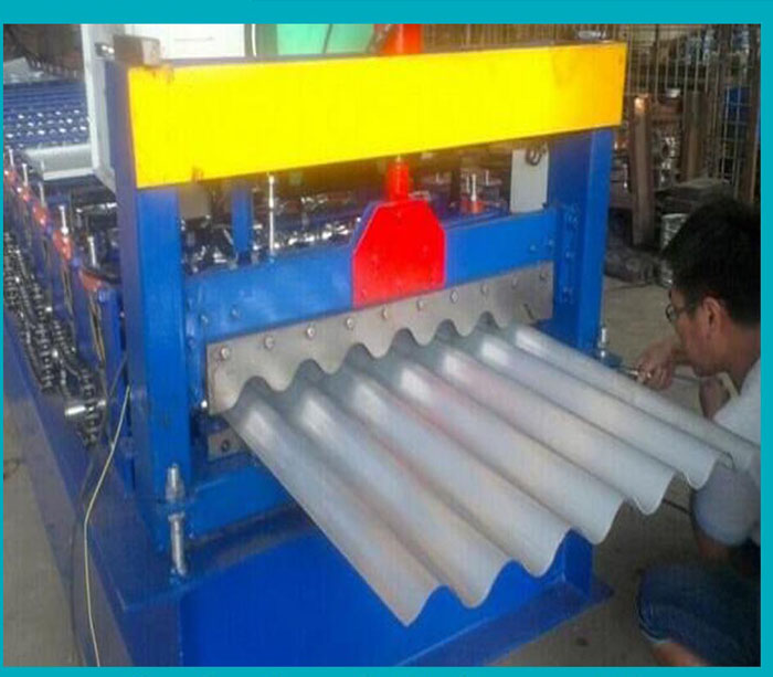 Galvanized Steel Roofing Panel Cold Roll Forming Machine