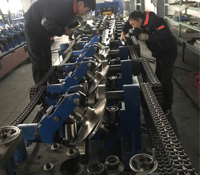 C Channel Roll forming machine for steel light keel structure