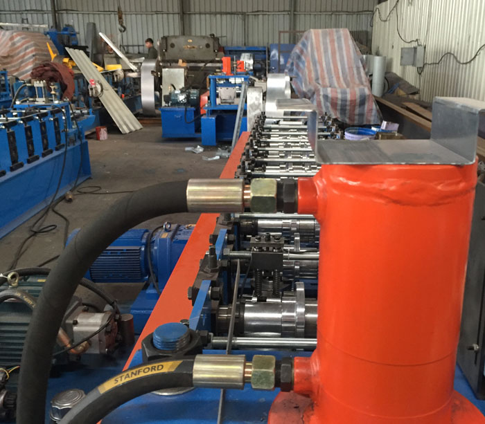 Ceiling channel roll forming machine