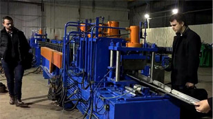 Poland electric instruments manufacturer buying power distribution enclosure forming machine from Superda