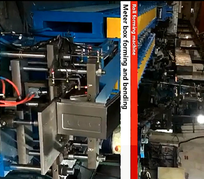 Automatic fire hose box roll forming machine