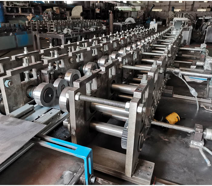 Wall mounted steel enclosure production line