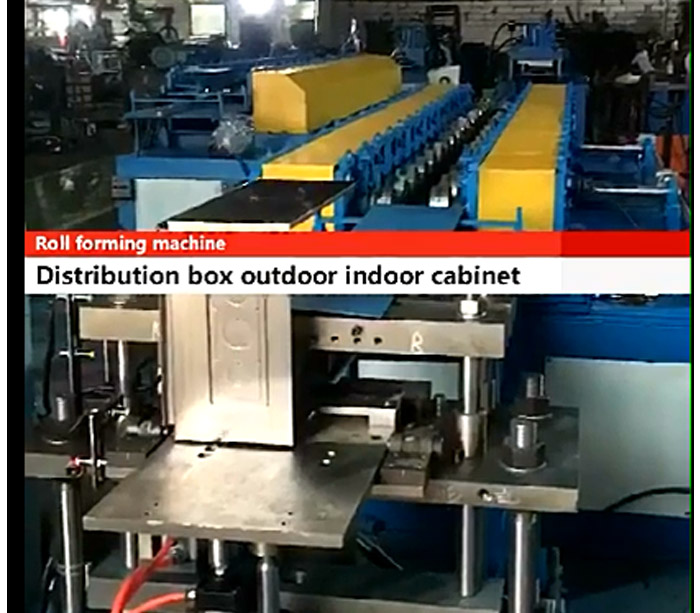 Wall mounted steel enclosure production line