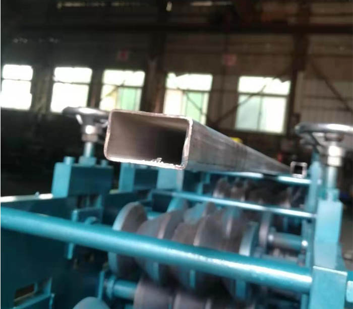 Mild Steel Rectangular Tube Roll Forming Machine