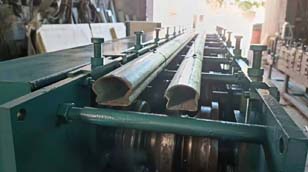 Stair Handrail Cap Tube Roll Forming Machine Export