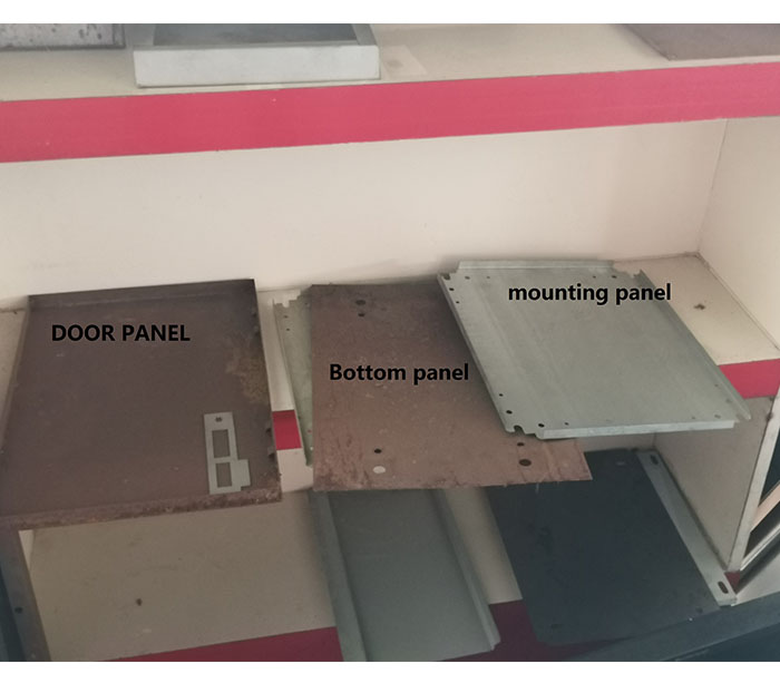 Electrical Box Door Bottom Panel Mounting Panel Roll Forming Machine