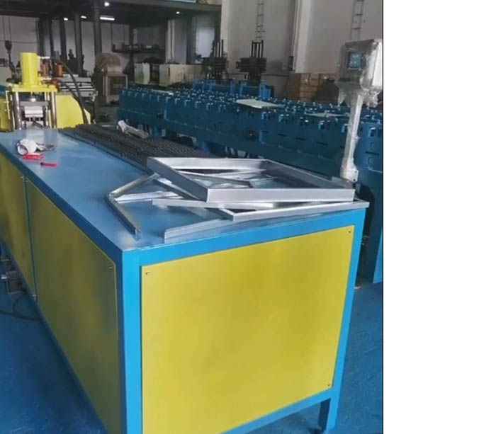 Square & Rectangular Metal Panel Filter Frame Machinery