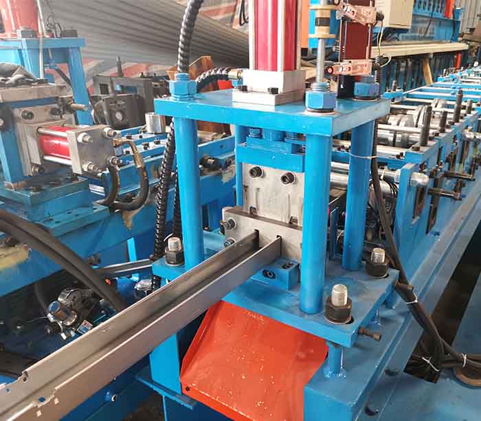 Rail Station Construction Mounting Channel Manufacture Machine