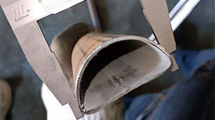 D Type Figure Eight T Pipe 3 in 1 Forming Machine Export